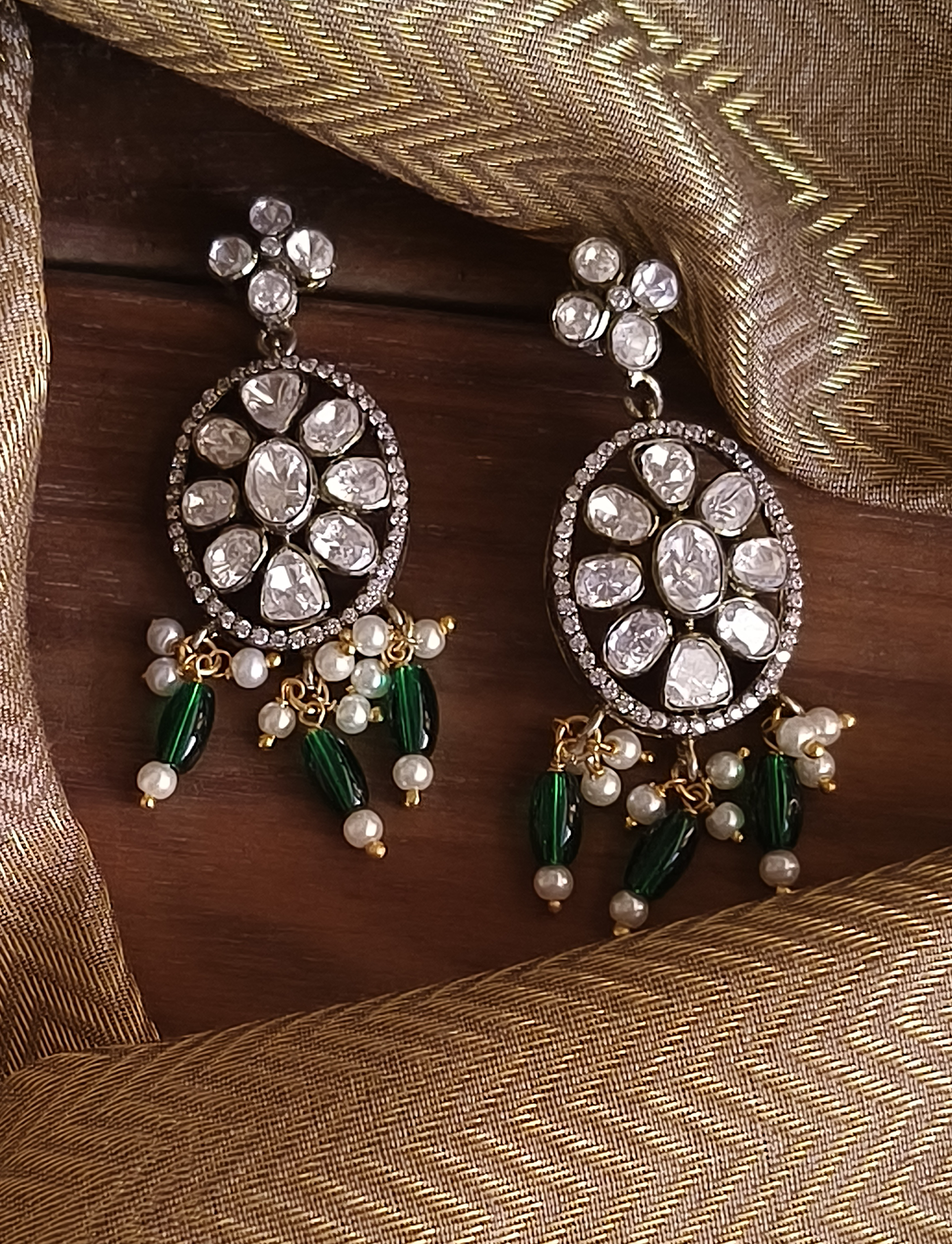 Nayaab Moissanite Danglers